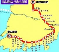 青島地鐵1-16號線完整站點及地標(biāo)